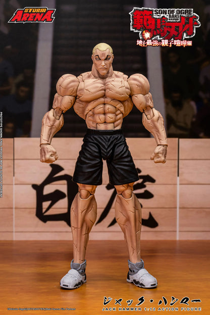 (Pre-Order) Baki Hanma: Son of Ogre Storm Arena Jack Hammer 1/12 Scale Action Figure