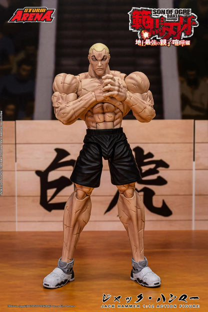(Pre-Order) Baki Hanma: Son of Ogre Storm Arena Jack Hammer 1/12 Scale Action Figure