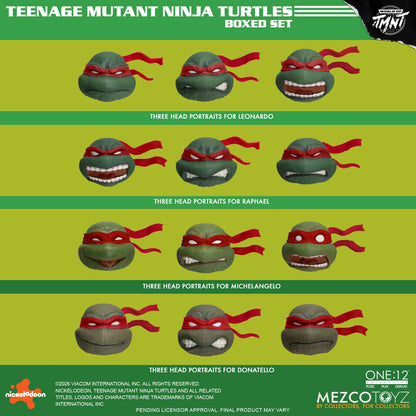(Pre-Order) Mezco One:12 Collective Teenage Mutant Ninja Turtles (Comics) Deluxe Boxed Set