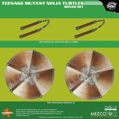 (Pre-Order) Mezco One:12 Collective Teenage Mutant Ninja Turtles (Comics) Deluxe Boxed Set