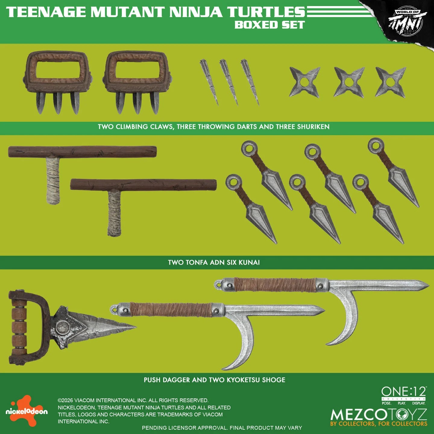 (Pre-Order) Mezco One:12 Collective Teenage Mutant Ninja Turtles (Comics) Deluxe Boxed Set