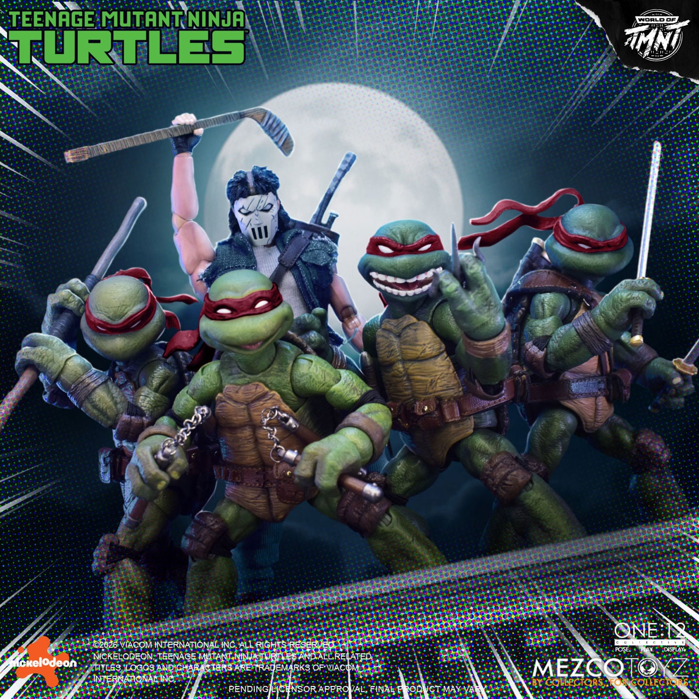 (Pre-Order) Mezco One:12 Collective Teenage Mutant Ninja Turtles (Comics) Deluxe Boxed Set