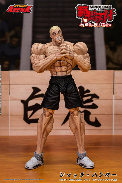 (Pre-Order) Baki Hanma: Son of Ogre Storm Arena Jack Hammer 1/12 Scale Action Figure