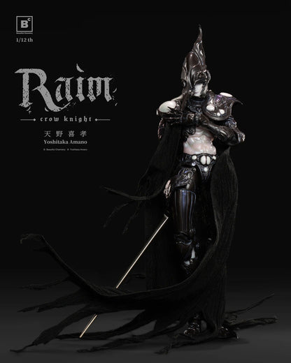(Pre-Order) Yoshitaka Amano's Crow Knight Raim 1/12 Scale Action Figure