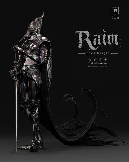 (Pre-Order) Yoshitaka Amano's Crow Knight Raim 1/12 Scale Action Figure
