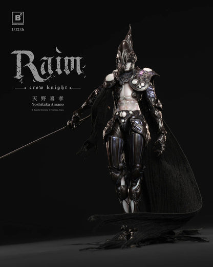 (Pre-Order) Yoshitaka Amano's Crow Knight Raim 1/12 Scale Action Figure