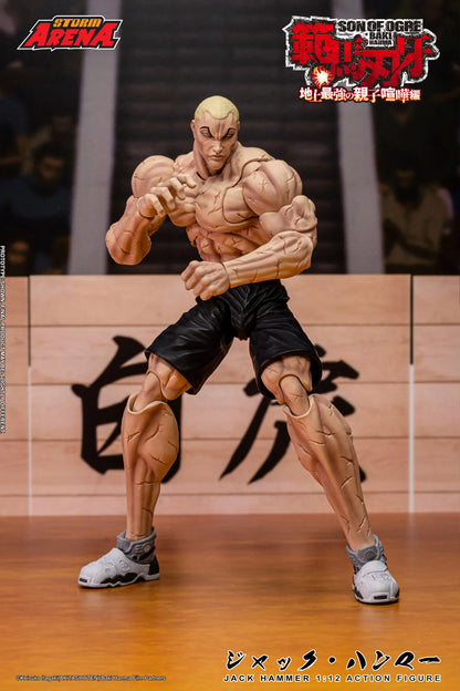 (Pre-Order) Baki Hanma: Son of Ogre Storm Arena Jack Hammer 1/12 Scale Action Figure