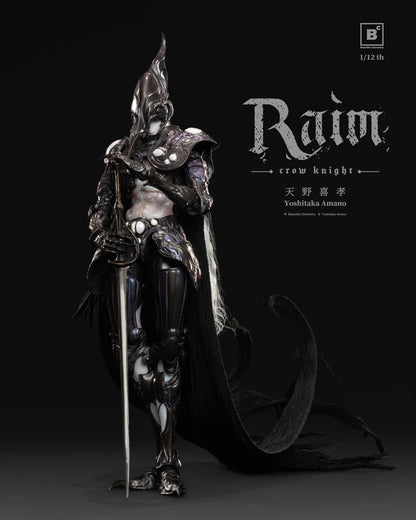 (Pre-Order) Yoshitaka Amano's Crow Knight Raim 1/12 Scale Action Figure
