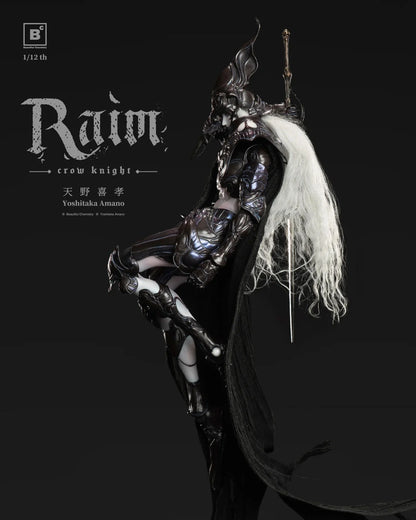 (Pre-Order) Yoshitaka Amano's Crow Knight Raim 1/12 Scale Action Figure