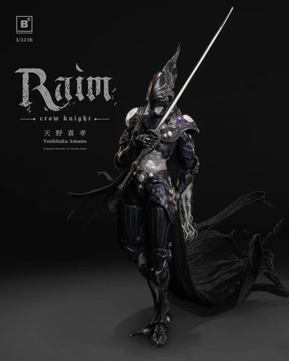 (Pre-Order) Yoshitaka Amano's Crow Knight Raim 1/12 Scale Action Figure