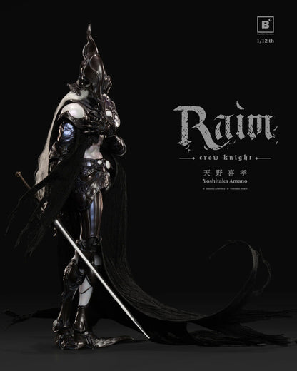(Pre-Order) Yoshitaka Amano's Crow Knight Raim 1/12 Scale Action Figure
