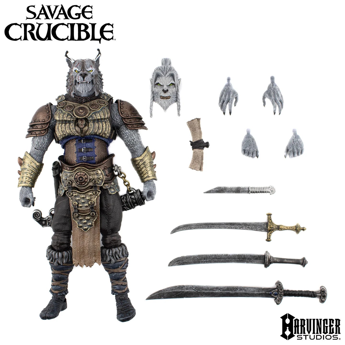 Savage Crucible Brynyar Vael Action Figure