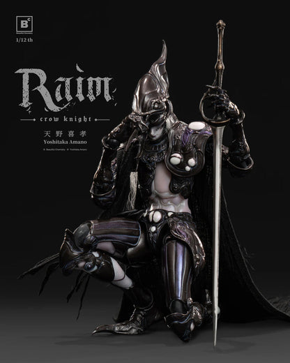 (Pre-Order) Yoshitaka Amano's Crow Knight Raim 1/12 Scale Action Figure