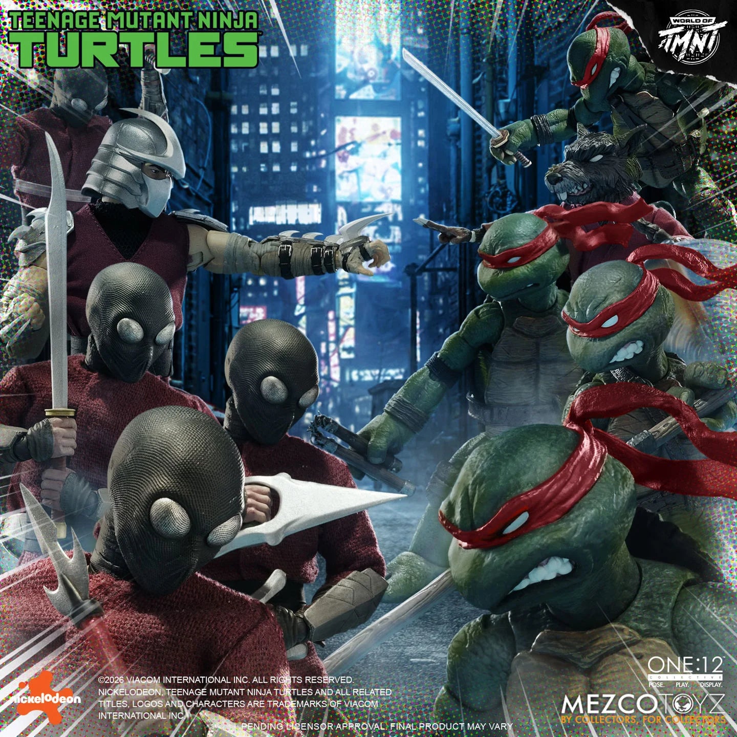 (Pre-Order) Mezco One:12 Collective Teenage Mutant Ninja Turtles (Comics) Deluxe Boxed Set