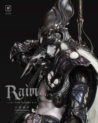 (Pre-Order) Yoshitaka Amano's Crow Knight Raim 1/12 Scale Action Figure