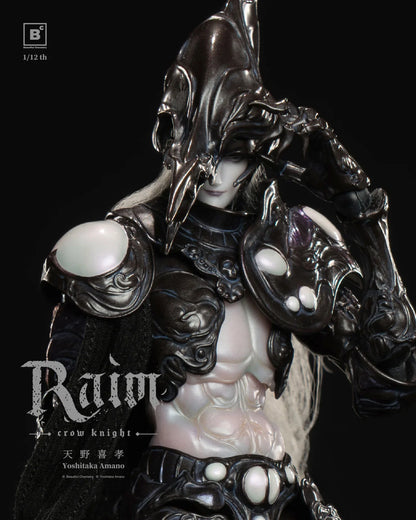 (Pre-Order) Yoshitaka Amano's Crow Knight Raim 1/12 Scale Action Figure