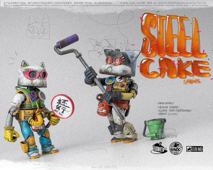 (Pre-Order) Coal Dog Steel Cake Roo and Bow two figures pack action figure ASC01