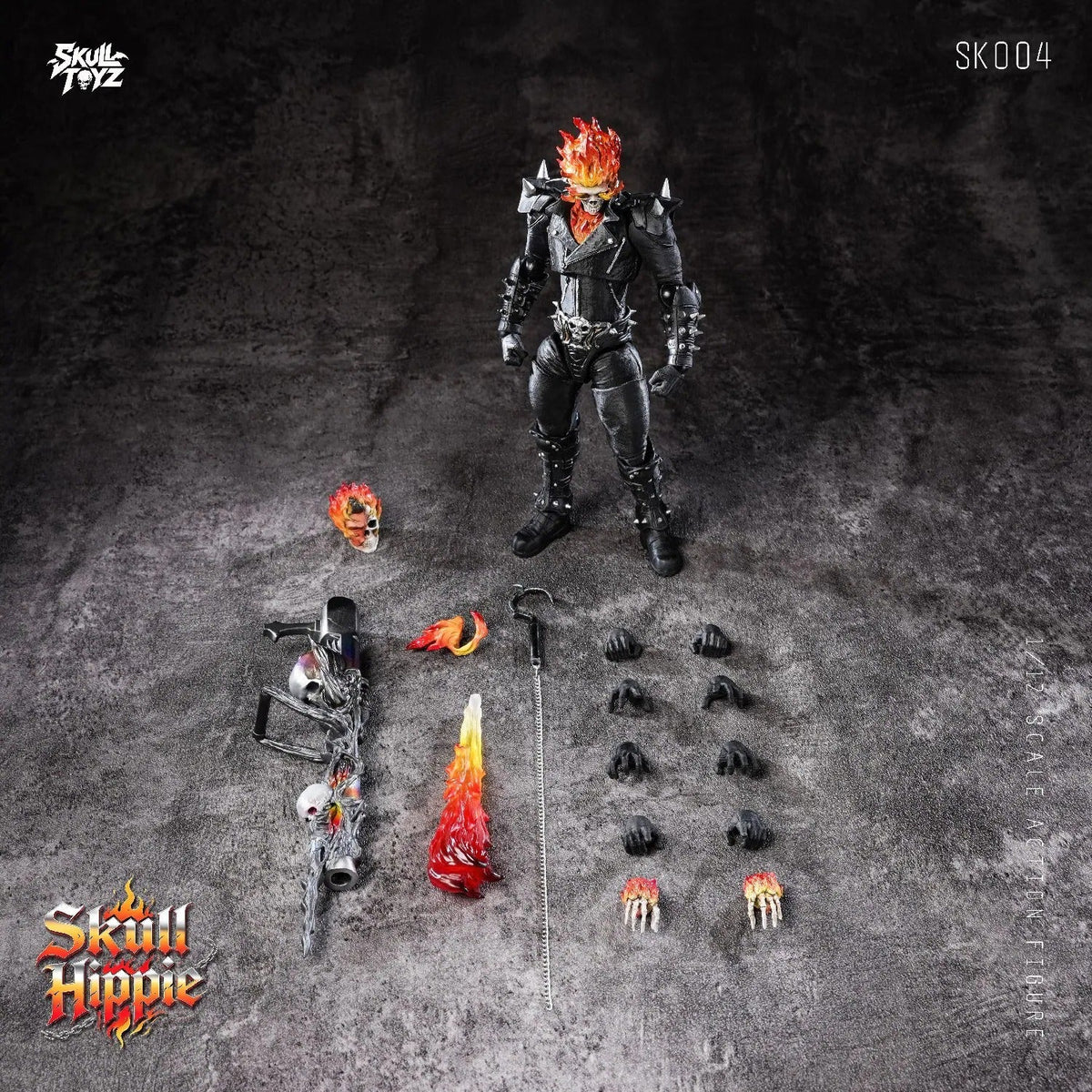 (Pre-Order) Skull Toyz 1/12 Skull Hippie Action Figure