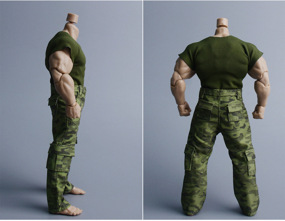Custom 1/12 Clothing Accessories Military Uniform for 1/12 Scale Strong Body