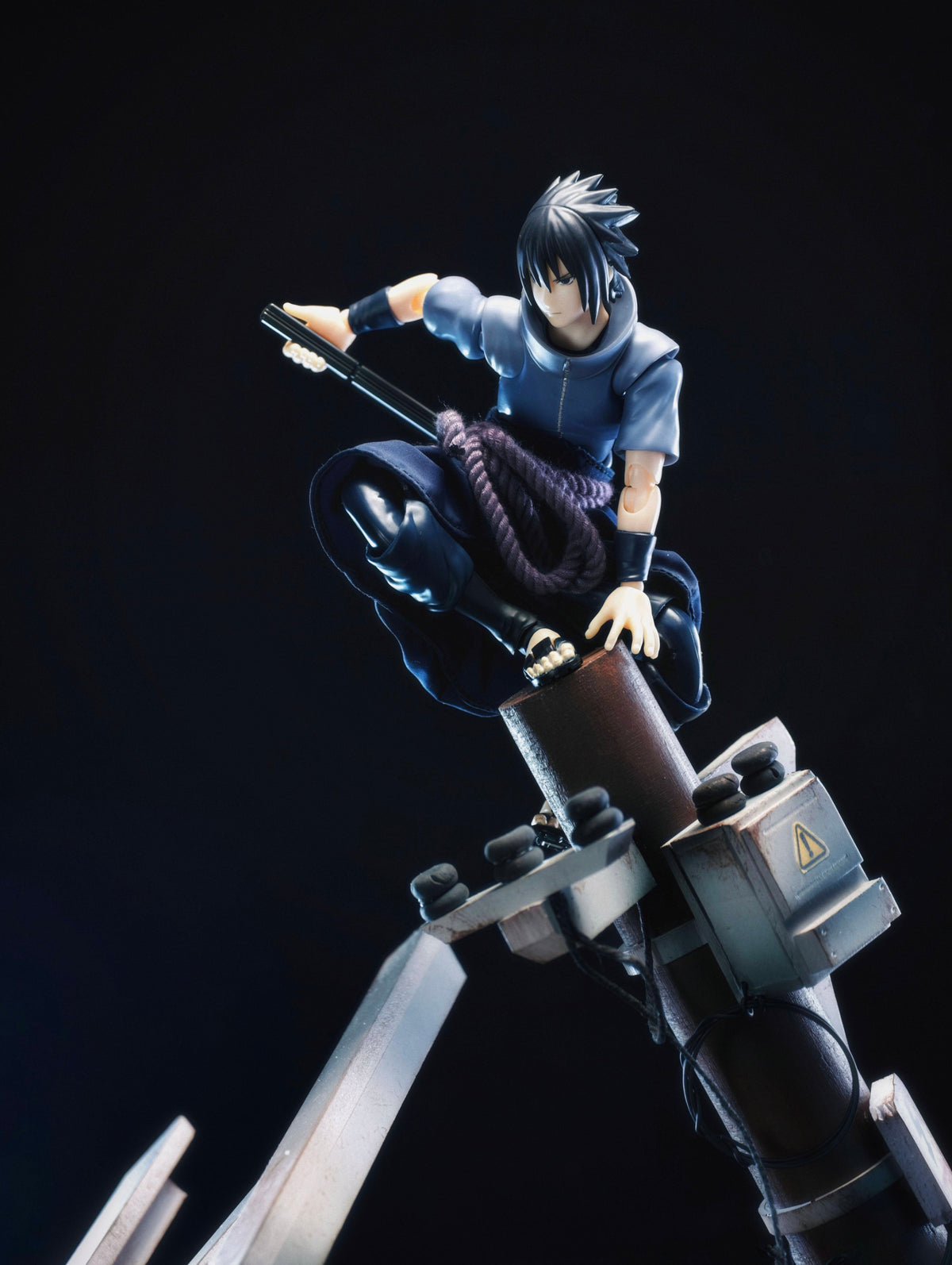 Custom 1/12 Clothing for SHF Naruto Shippuden Sasuke Uchiha