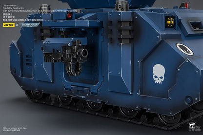 (Pre-Order) Warhammer 40k Ultramarines Predator Destructor with turret-mounted autocannon and sponson-mounted heavy bolters