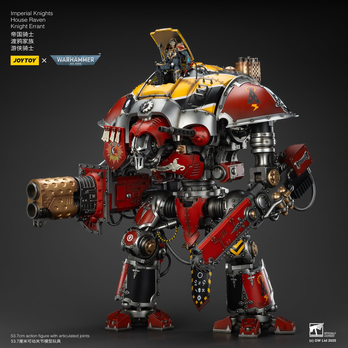 (Pre-Order) Warhammer 40k Imperial Knights House Raven Knight Errant