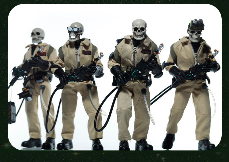 Custom 1/12 Clothing Accessories for Mythic Legions Skeletons Ghostbusters