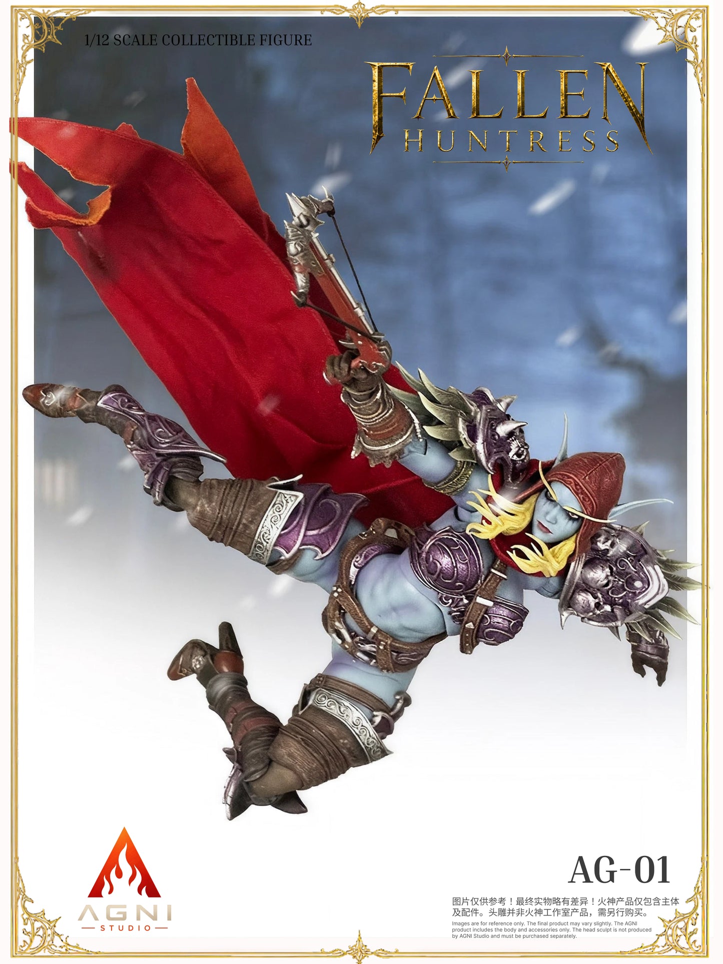(Pre-Order) Agni Stuido 1/12 Fallen Huntress and FR Head Set Action figure