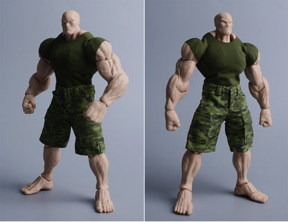 Custom 1/12 Clothing Accessories Military Uniform for 1/12 Scale Strong Body