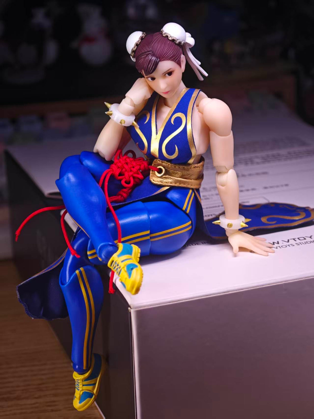 Custom 1/12 Clothing for Whale Studio Fighting Girl Chun Li