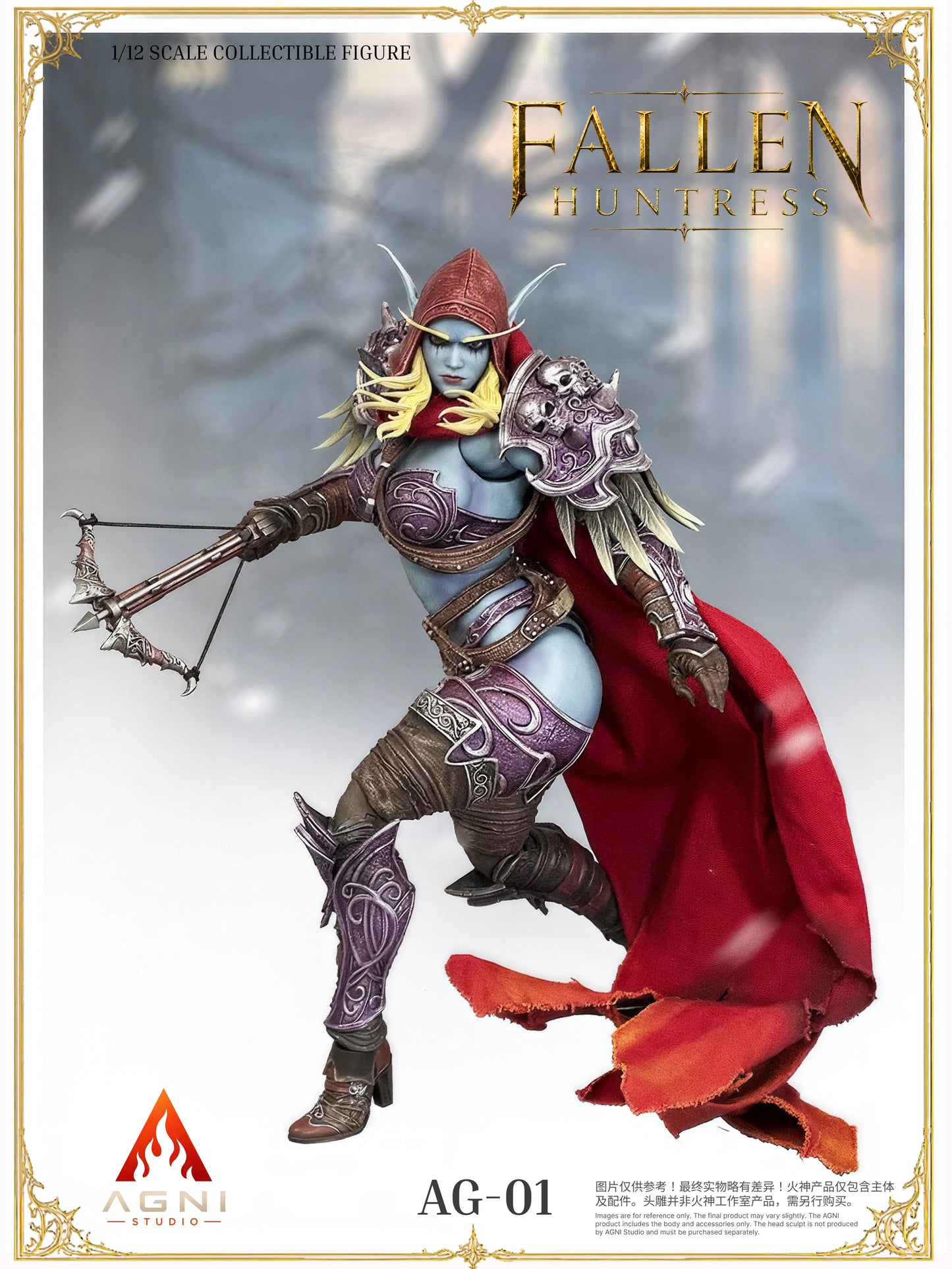 (Pre-Order) Agni Stuido 1/12 Fallen Huntress and FR Head Set Action figure