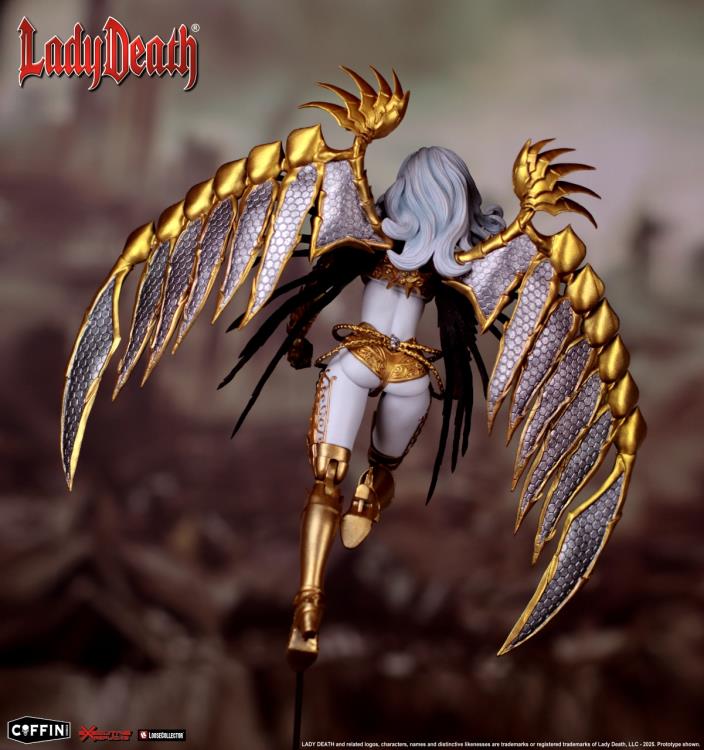 (Pre-Order) EXECUTIVE REPLICAS Lady Death (Gold Ver.) 1/12 Scale Action Figure