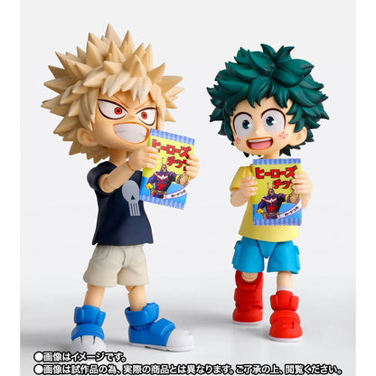 (Pre-Order) S.H Figuarts My Hero Academia - Izuku Midoriya & Katsuki Bakugo Childhood Ver. Set TamashiWeb Exclusive