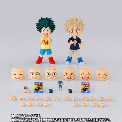 (Pre-Order) S.H Figuarts My Hero Academia - Izuku Midoriya & Katsuki Bakugo Childhood Ver. Set TamashiWeb Exclusive