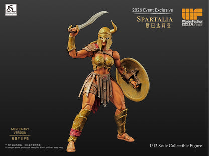 (Pre-Order) Xesray 1/12 Spartalia WF26 EE Arena and Mercenary action figure