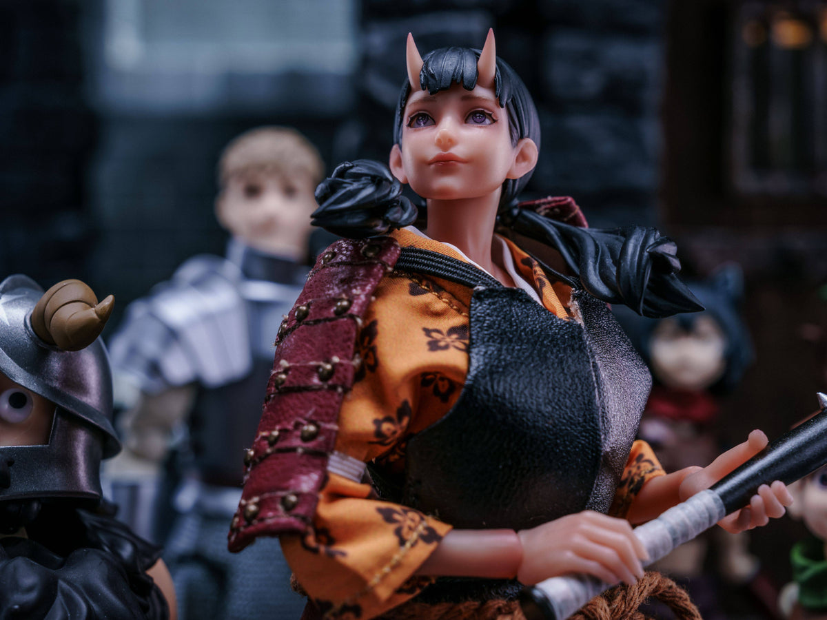 Custom 1/12 Clothing for Delicious in Dungeon Inutade on Cowl Product Oni Girl