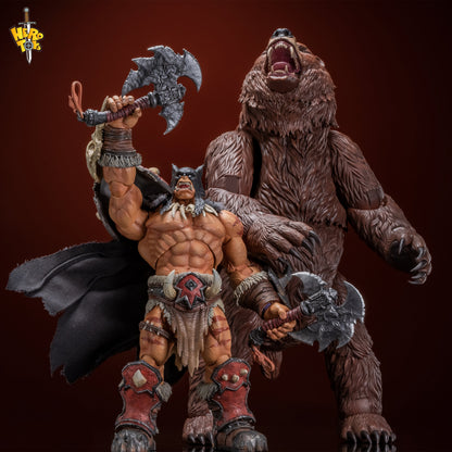 (Pre-Order) Hero Toys 1/10 Tribal Hunter Orc tracker and war bear action figure