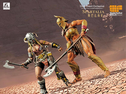 (Pre-Order) Xesray 1/12 Spartalia WF26 EE Arena and Mercenary action figure