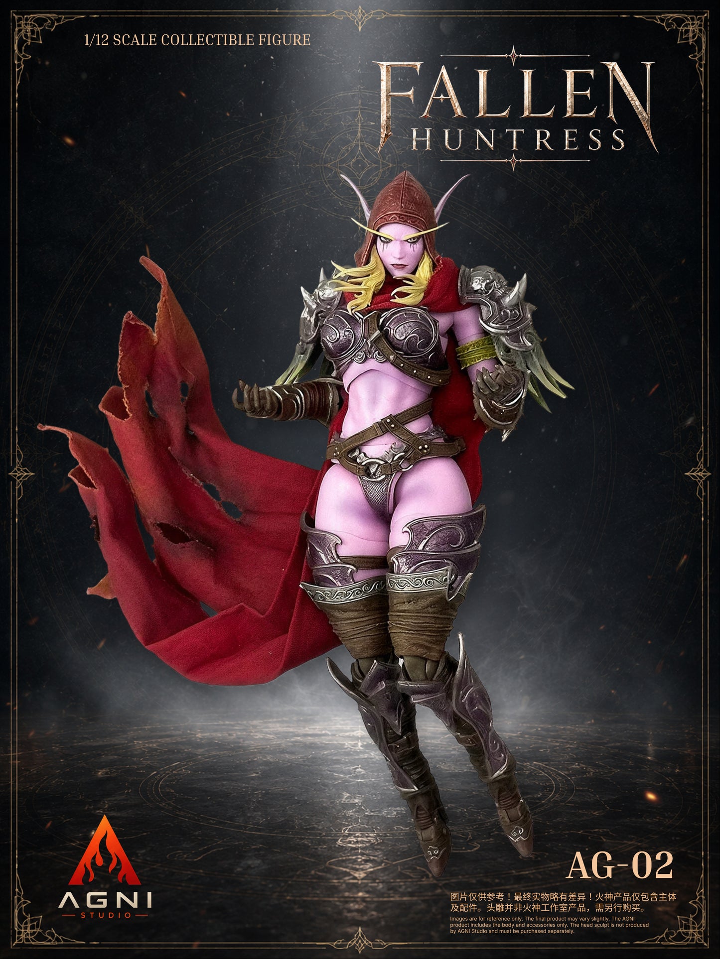 (Pre-Order) Agni Stuido 1/12 Fallen Huntress and FR Head Set Action figure