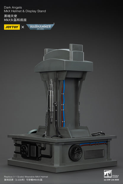 (Pre-Order) Warhammer 40k Dark Angels MkX Helmet & Display Stand