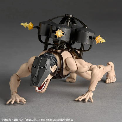 (Pre-Order) Revoltech Amazing Yamaguchi Cart Titan (Attack on Titan) Action Figure (with Bonus)