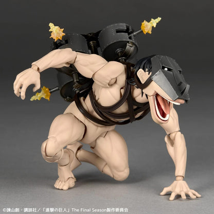 (Pre-Order) Revoltech Amazing Yamaguchi Cart Titan (Attack on Titan) Action Figure (with Bonus)