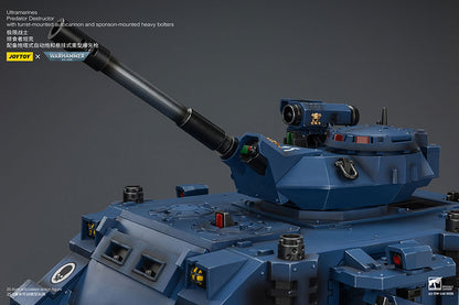 (Pre-Order) Warhammer 40k Ultramarines Predator Destructor with turret-mounted autocannon and sponson-mounted heavy bolters
