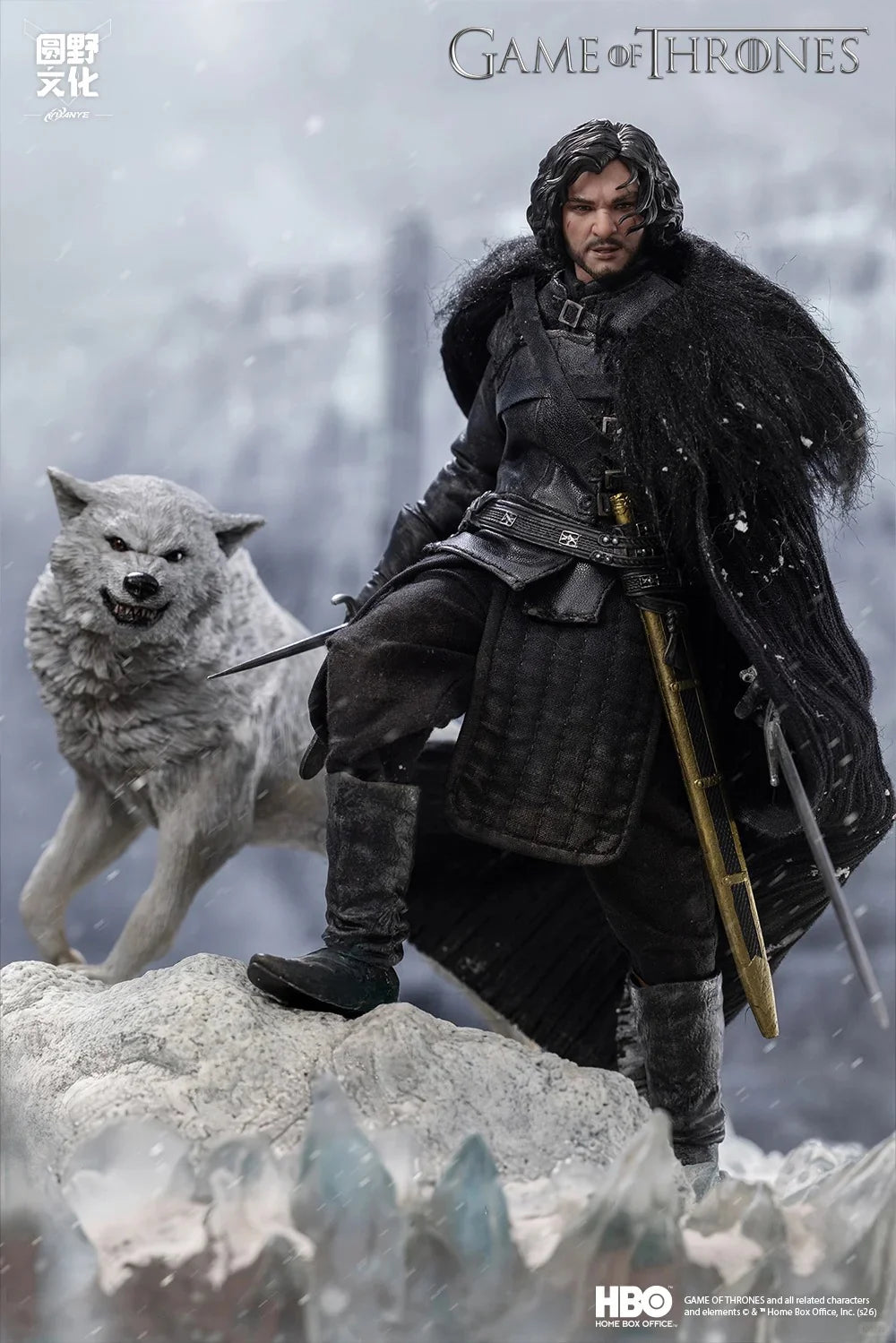 (Pre-Order) Yuanye Culture x Kong Lingge 1/12 Offical Licensed Game of Thrones Jon Snow Standard/Deluxe/Kit