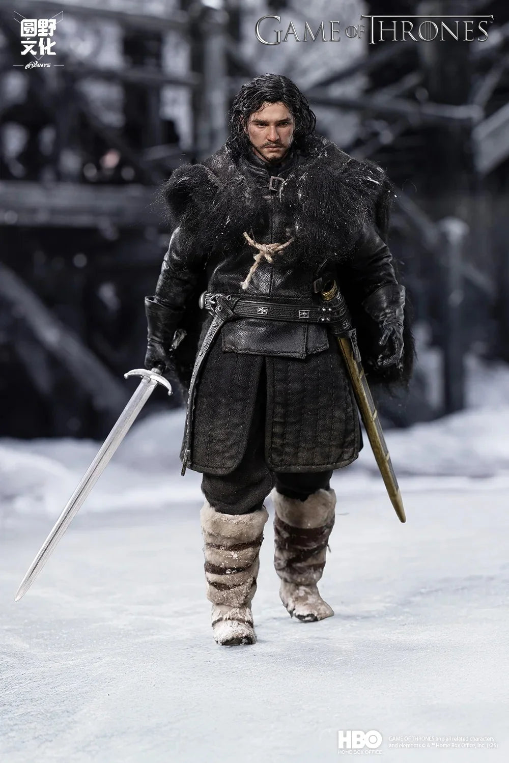 (Pre-Order) Yuanye Culture x Kong Lingge 1/12 Offical Licensed Game of Thrones Jon Snow Standard/Deluxe/Kit
