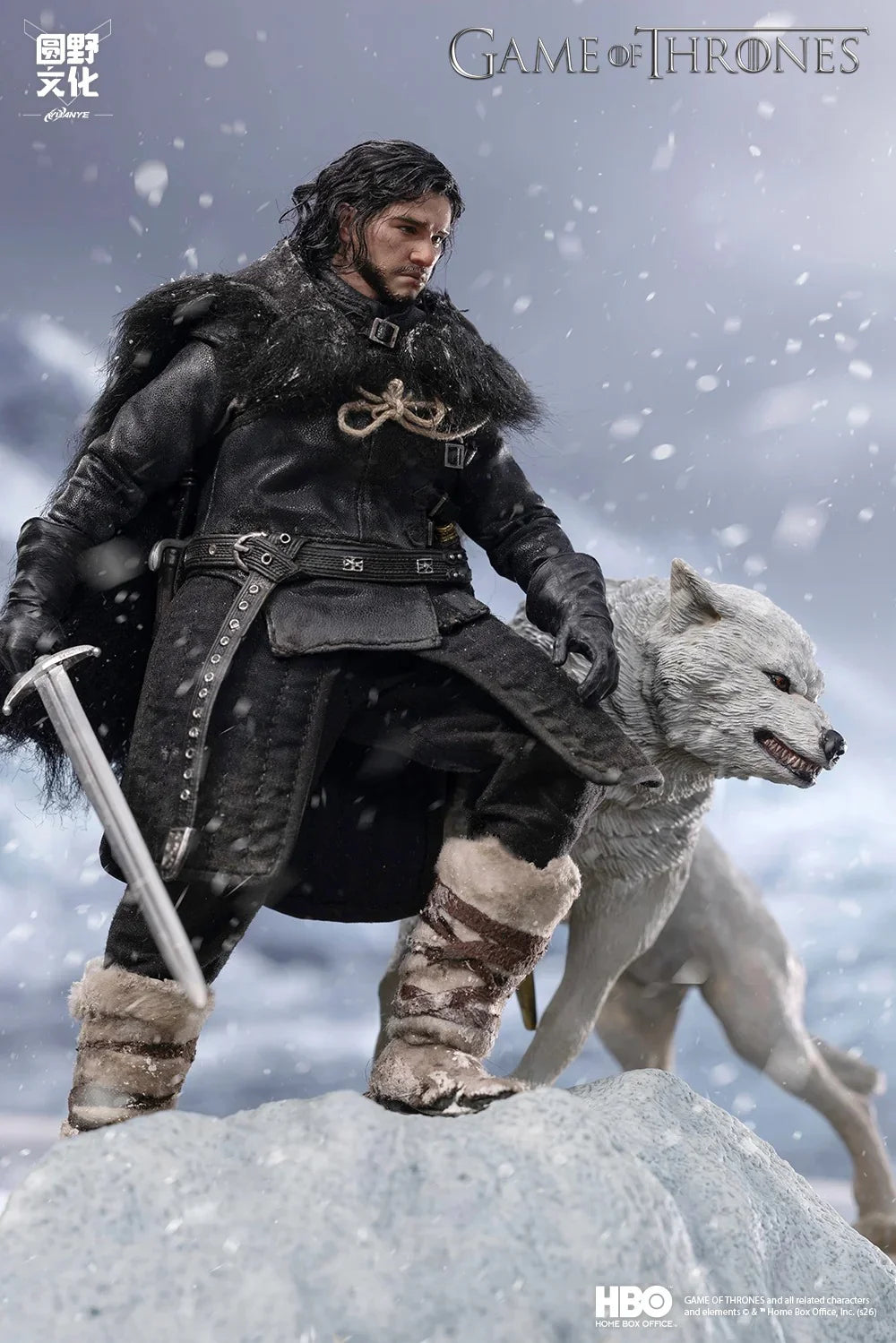 (Pre-Order) Yuanye Culture x Kong Lingge 1/12 Offical Licensed Game of Thrones Jon Snow Standard/Deluxe/Kit