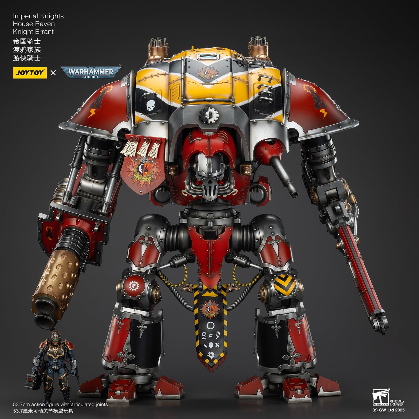 (Pre-Order) Warhammer 40k Imperial Knights House Raven Knight Errant