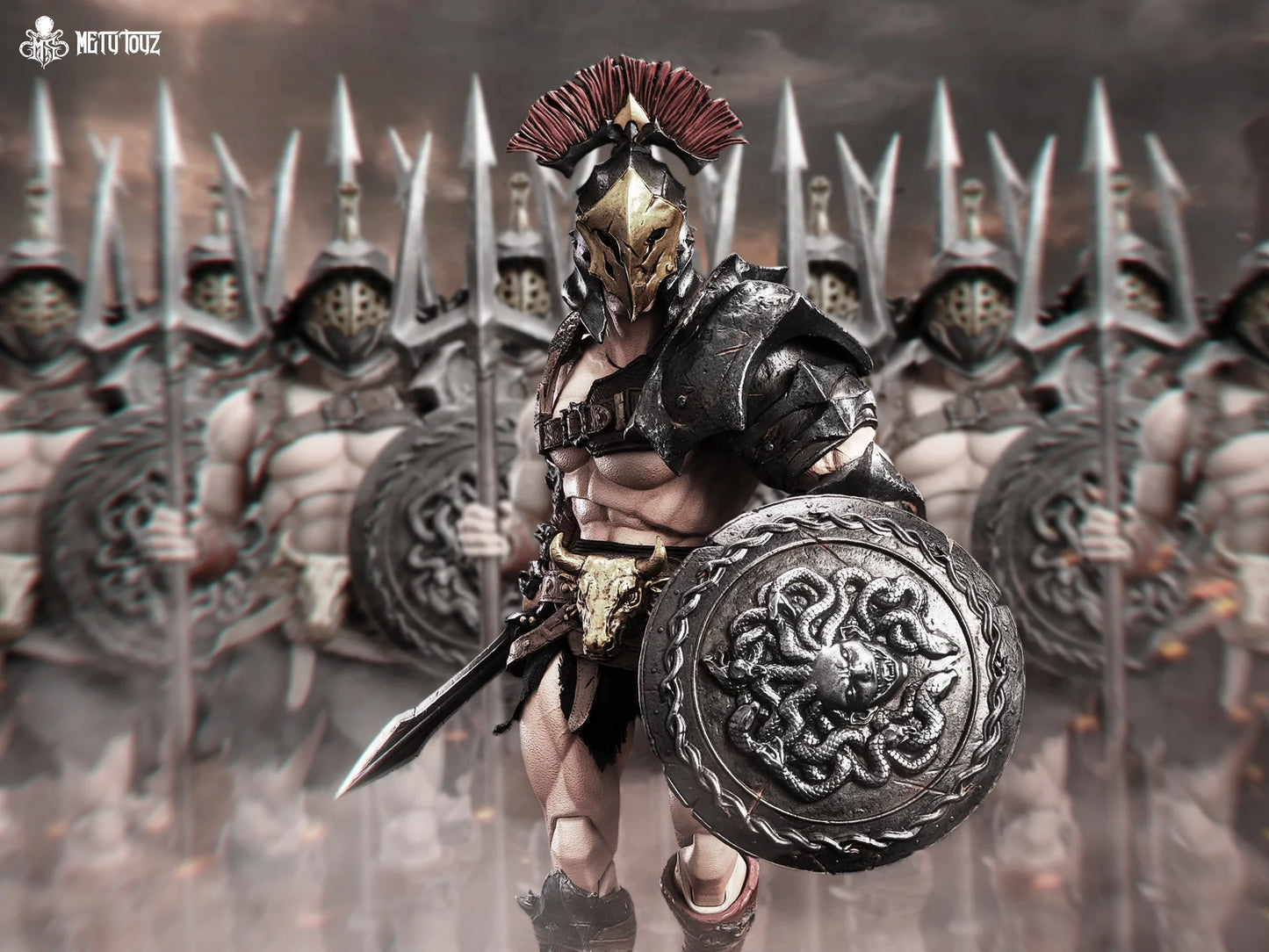 (Pre-Order) Mety toyz 1/10 Gladiator Spartan Slayer Berserker action figure
