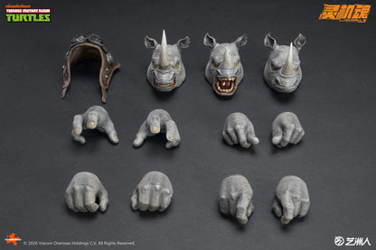 (Pre-Order) Lingjihun Official Licensed TMNT 1/12 Rocksteady