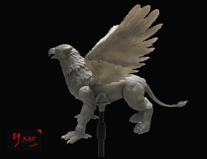 (Pre-Order) YFAT Studio (D20) Premium 1/12 figure mount Griffin Brown Version